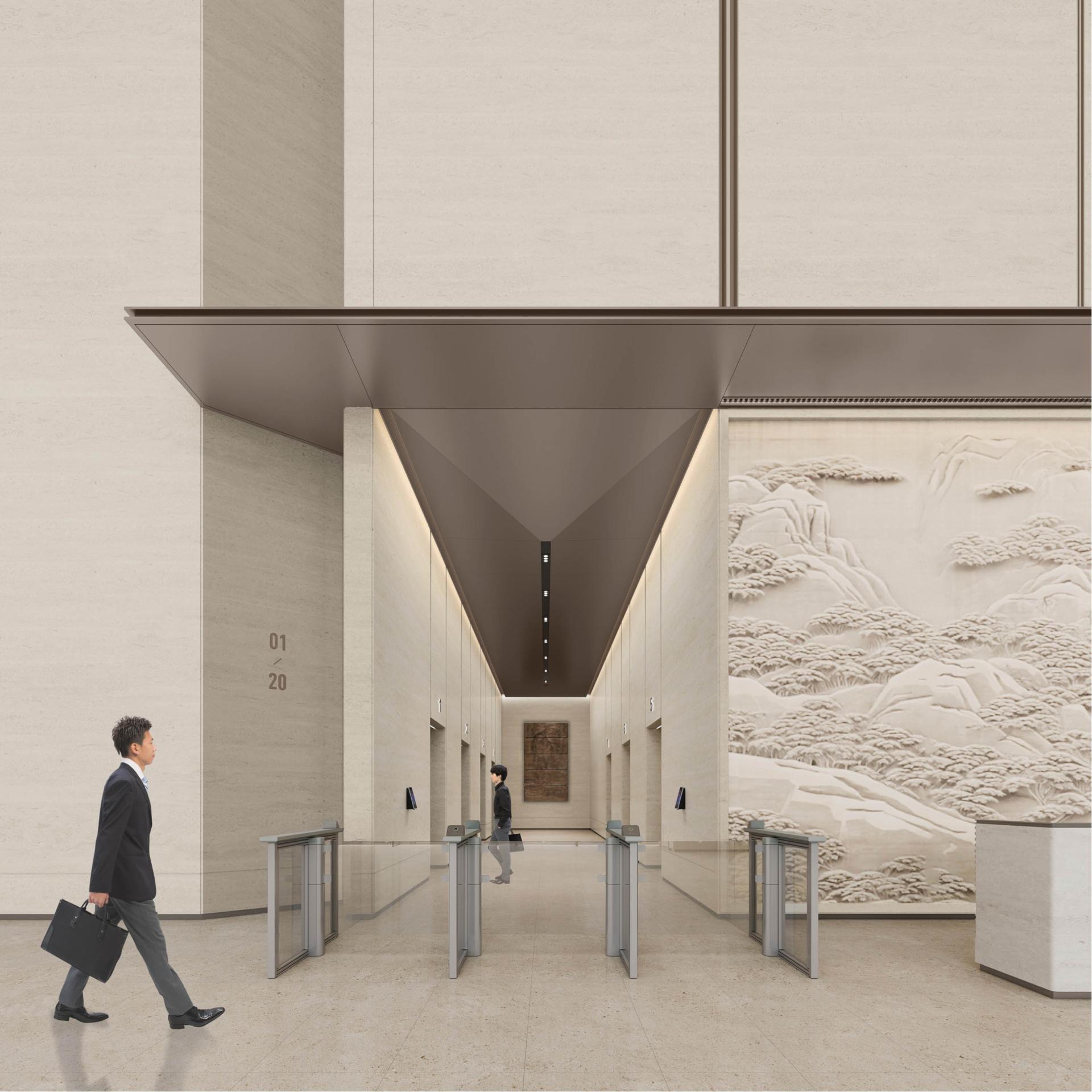 London Design Awards Winner - Project of Office Building, Block B, Plot 16, Aodong