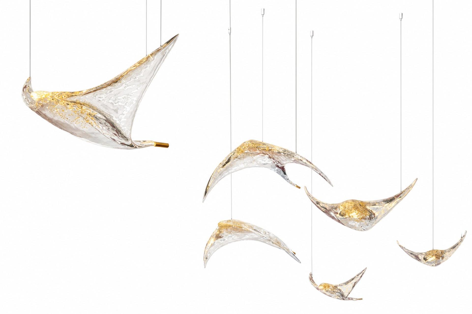 London Design Awards Winner - Manta Ray Chandelier