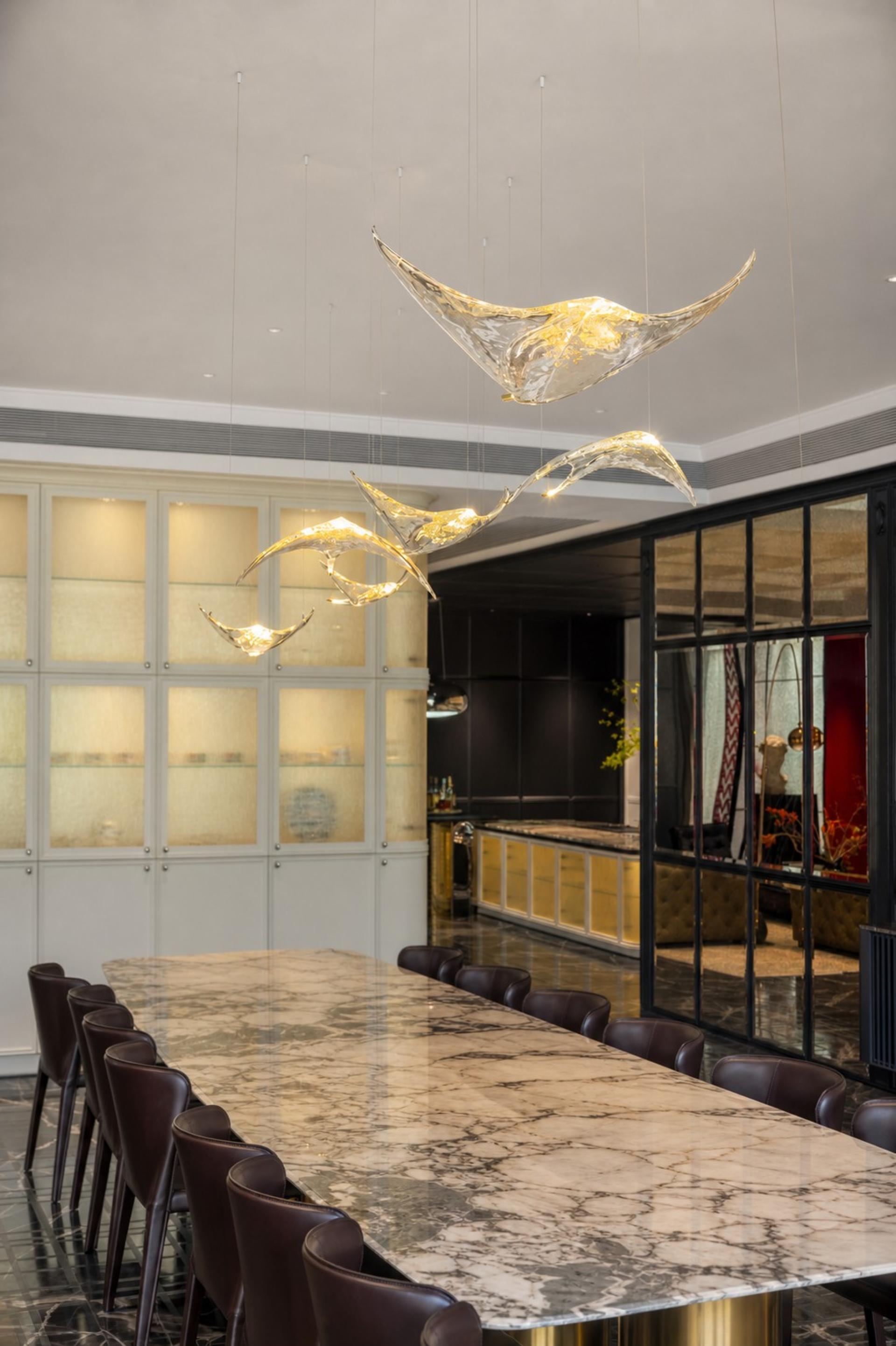 London Design Awards Winner - Manta Ray Chandelier