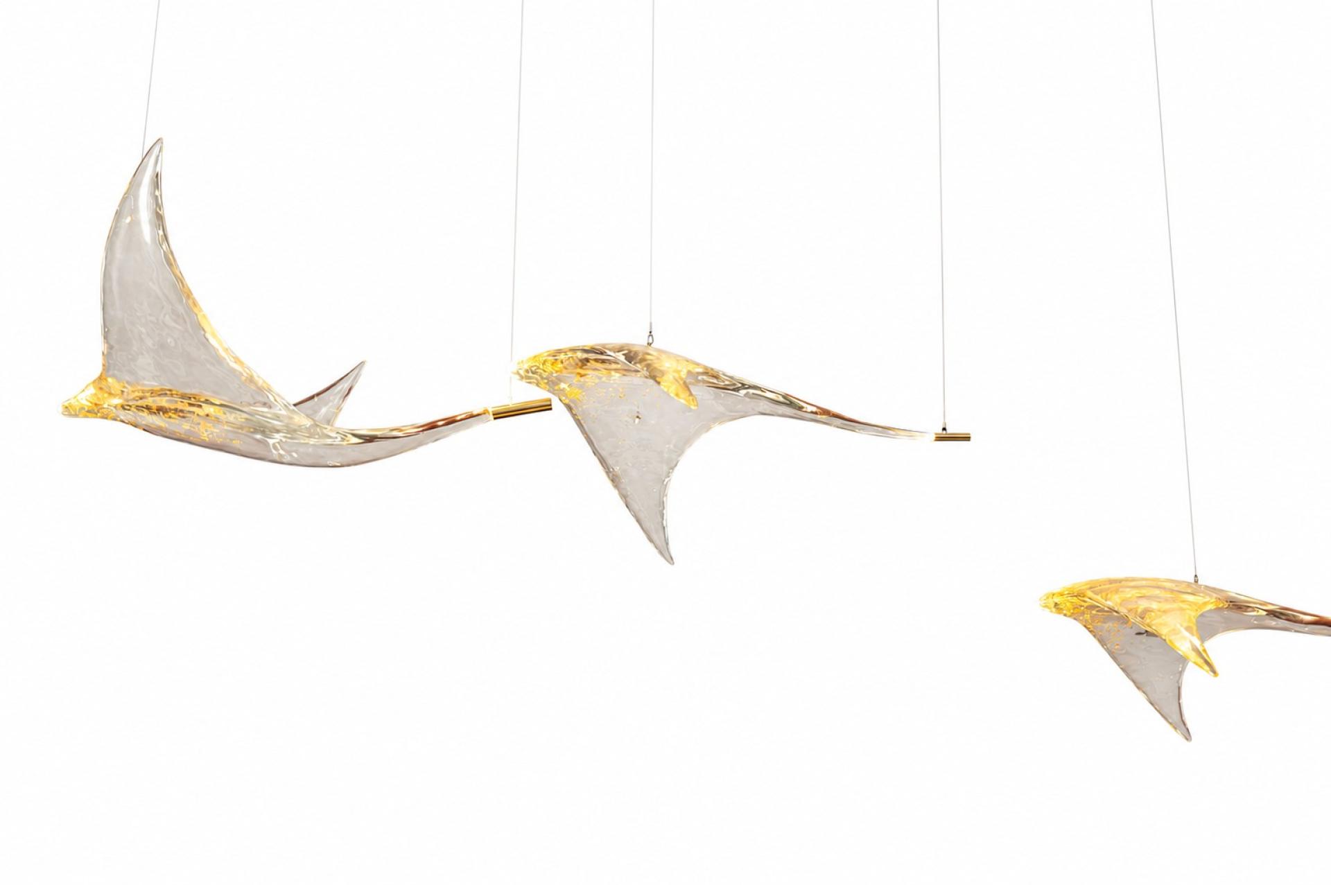London Design Awards Winner - Manta Ray Chandelier