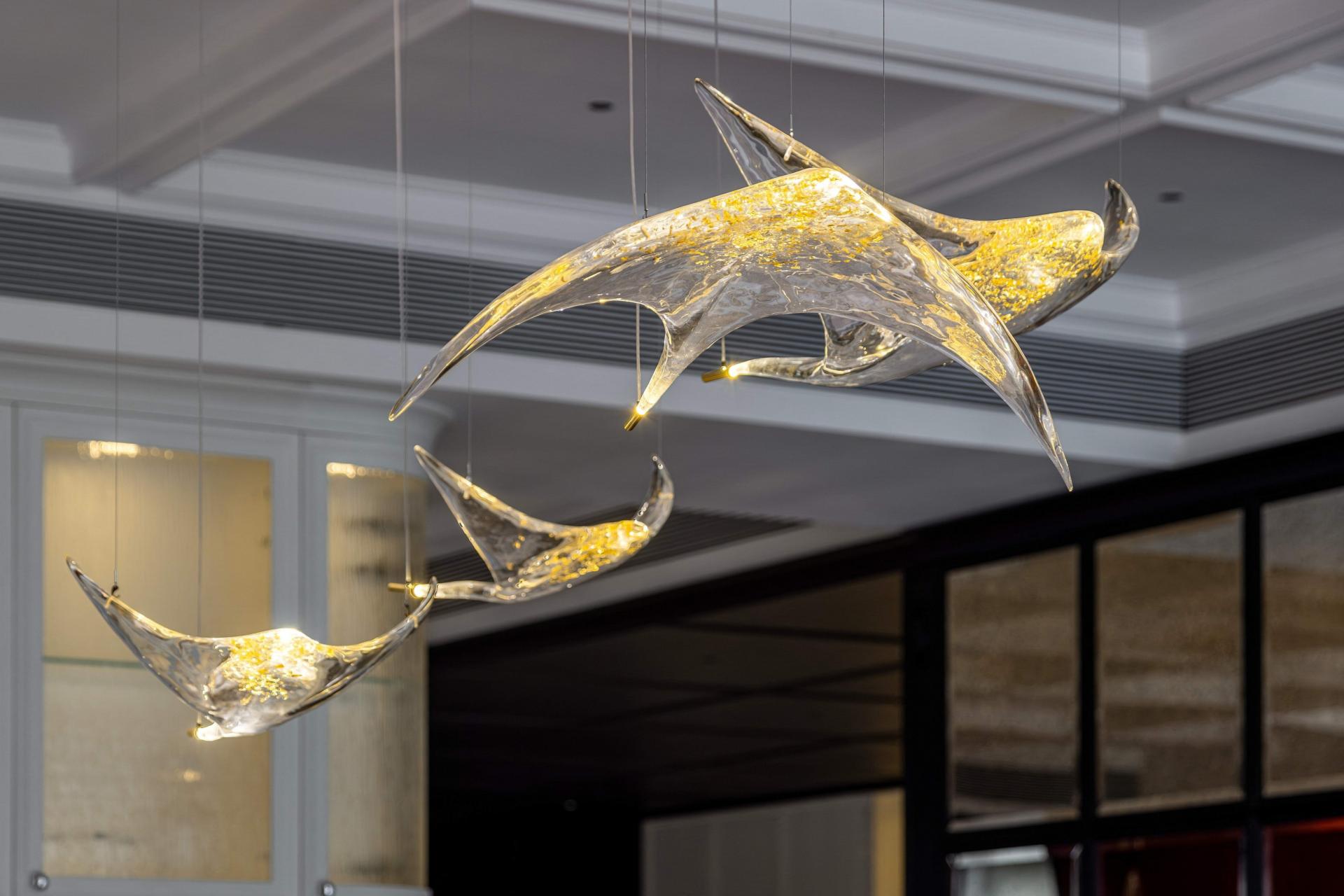 London Design Awards Winner - Manta Ray Chandelier