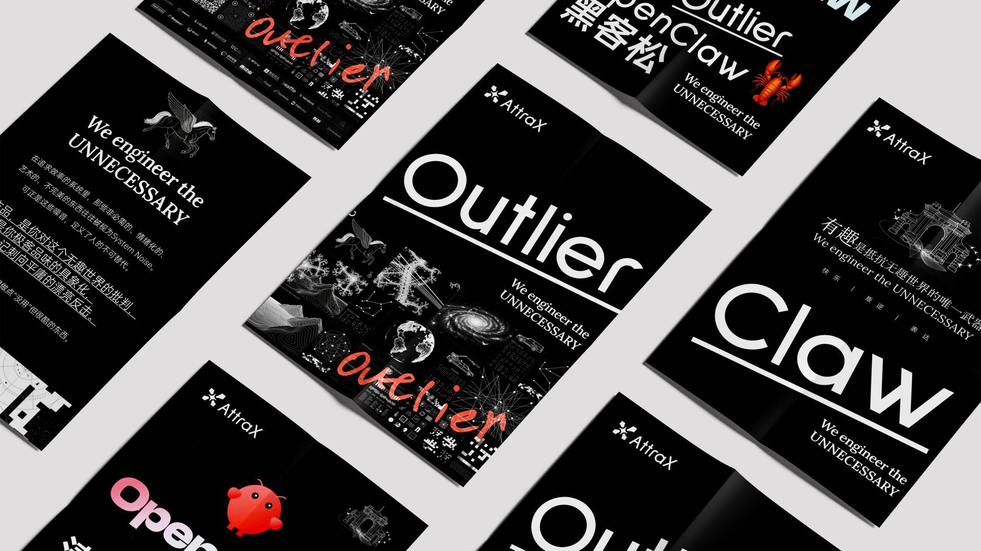 London Design Awards Winner - AttraX Brand Visual Identity System