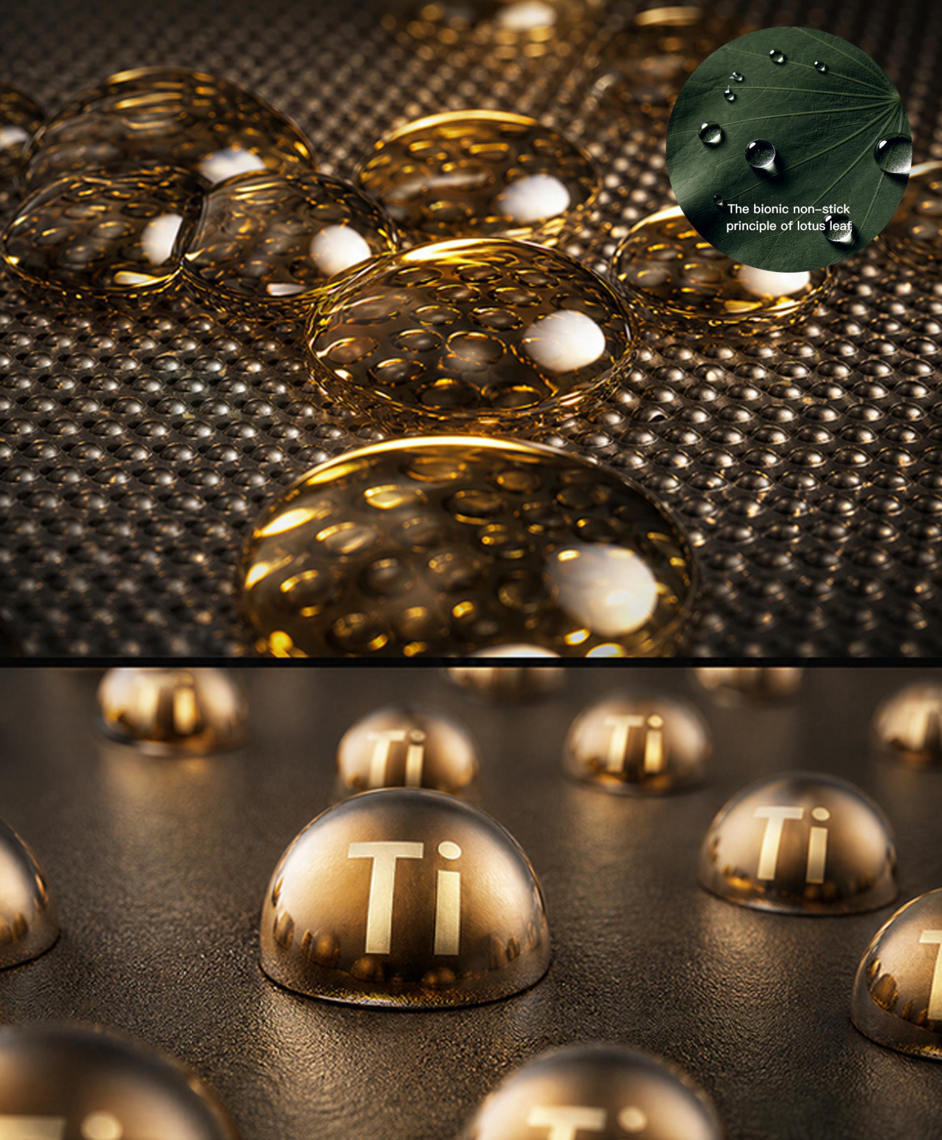 London Design Awards Winner - TOSC-LIMPO Pure Titanium Wok