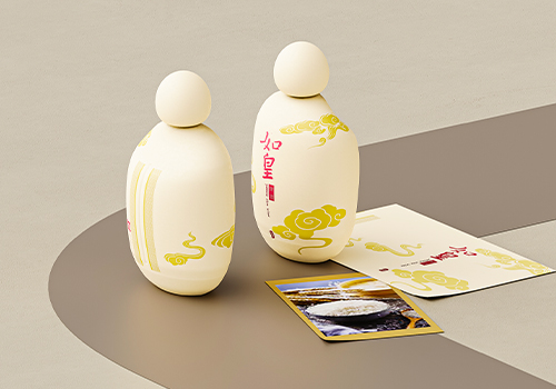 London Design Awards - Fu Ning Detong yellow rice wine packaging