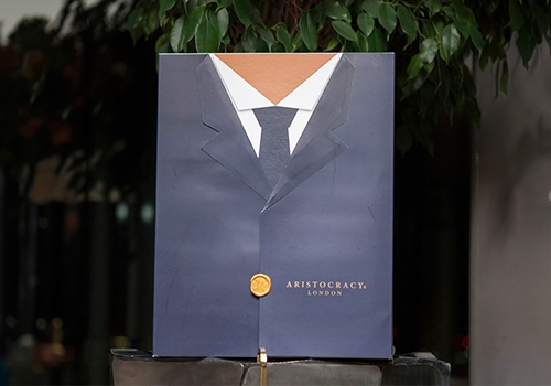 London Design Awards - Aristocracy London's luxury packaging for menswear