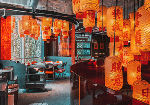 London Design Winner - Zhu Guangyu Hot Pot Restaurant Space Design