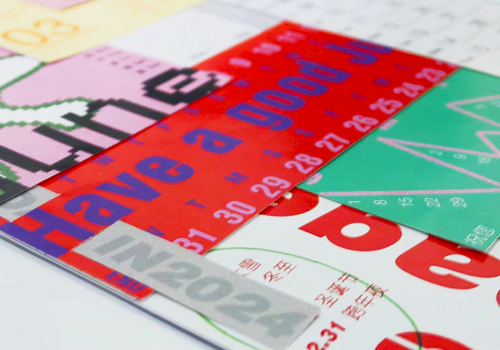 London Design Awards - Unordered calendars