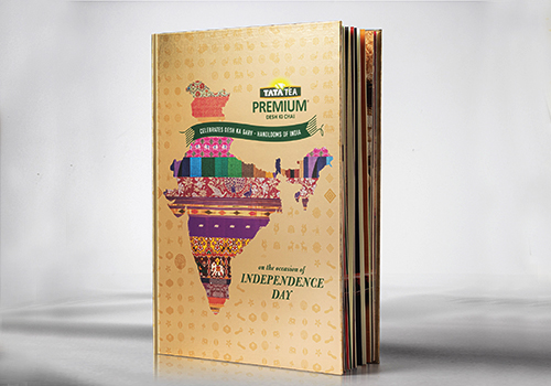 London Design Awards - Tata Tea Premium Independence Day Tea Table Book