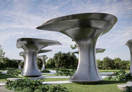 London Design Awards - Sculpture Garden - Inspired by Ras Abrouq mountains