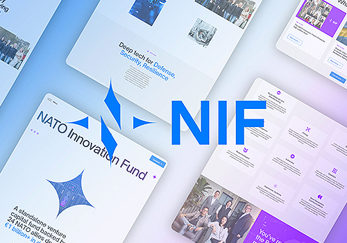 London Design Winner - Creative Brand Design - NATO Innovation Fund Website