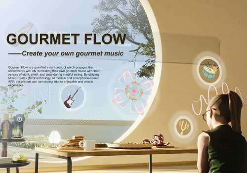 London Design Awards - Gourmet Flow——Gamified Product for AN Treatment