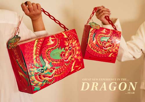 London Design Awards - Dragon Gift Bag with reusable