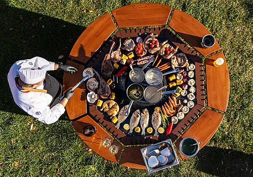 London Design Awards - CRATERFLAME®-The multifunctional cooking garden furniture