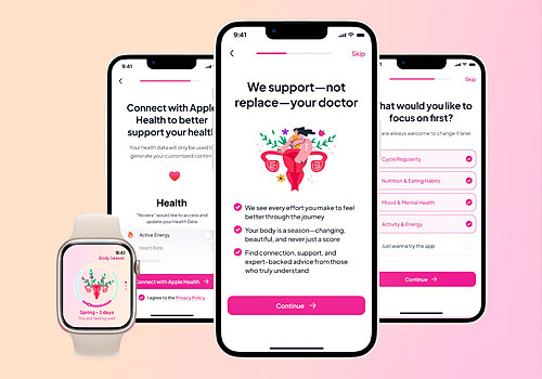 London Design Winner - Bloom Lab Studio - Novera: A Personalized Wellness Companion for PCOS