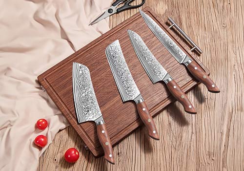 London Design Winner - Shenzhen Muzhitang Biotechnology Co., Ltd. - Freya Black Walnut Handle Damascus Knife