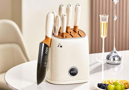 London Design Winner - Shenzhen OOU Smart Healthy Home Co., Ltd. - Deer series titanium knife six piece set
