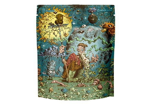 London Design Winner - Grove Bags - Mossy Giant x Terploc- 1/4 Pound Living Soil Pouch