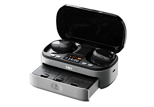 London Design Winner - ShenZhen 1Mii Technologies Limited - Open Ear Headphones with Compatible Smart Pill Box Functions