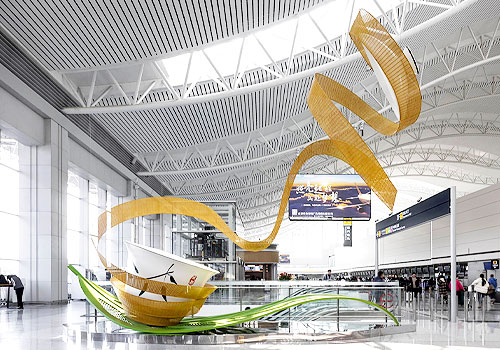 London Design Awards - Arts Installations at Chengdu Shuangliu Airport