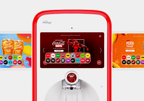 London Design Winner - The Coca-Cola Company - Equinox Freestyle User Interface