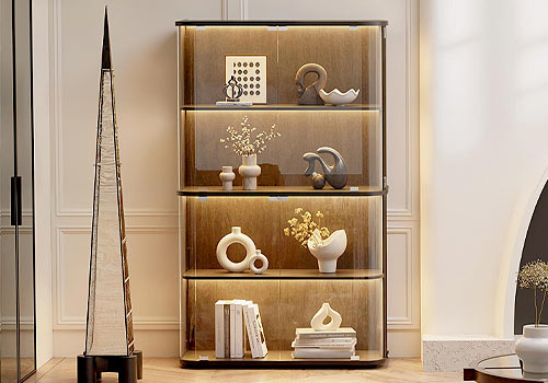 London Design Awards - Rounded-Corner Glass Display Cabinet