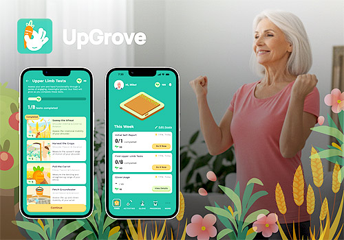 London Design Awards - UpGrove: A Gamified App for Upper-Limb Self-Assessment