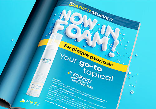 London Design Awards - Arcutis | Zoryve Foam | Print Ad
