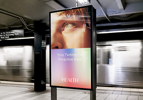 London Design Winner - Office of Fields - Sage Health Branding