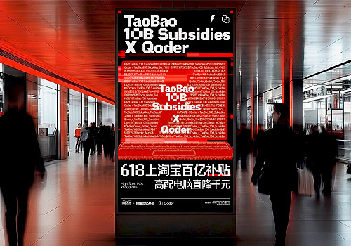 London Design Awards - Taobao 10B Subsidies  × Qoder  Brand Communication Design 