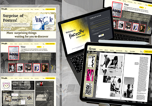 London Design Winner - Affiliated International School of Shenzhen University, Zhanhua International Department - The Factory Online Zine Design
