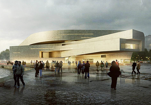 London Design Winner - Meng Zhao - Guggenheim Museum-Near Figure