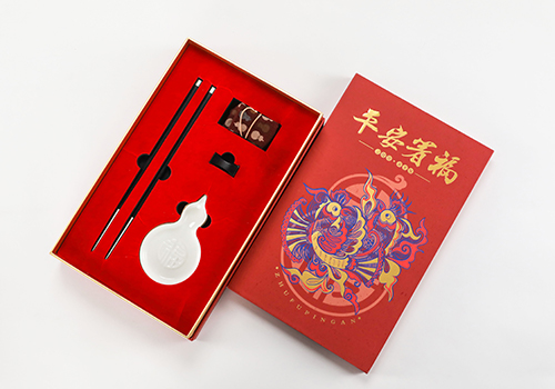 London Design Awards - Peaceful Blessings Silver Chopsticks Souvenir