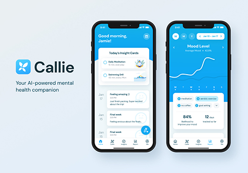 London Design Awards - Callie - your AI-powered mental health companion