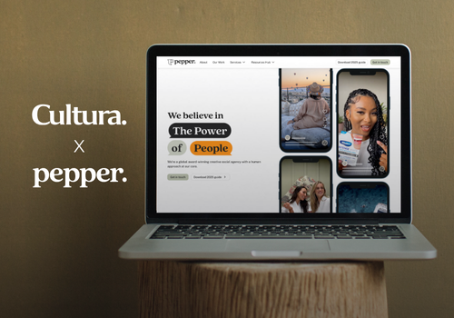 London Design Awards - Cultura x Pepper Agency:  Website Redesign