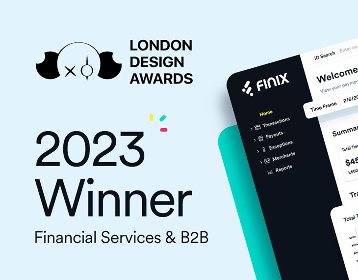 Super honoured to win the London Design Awards this year with the Finix design team! 