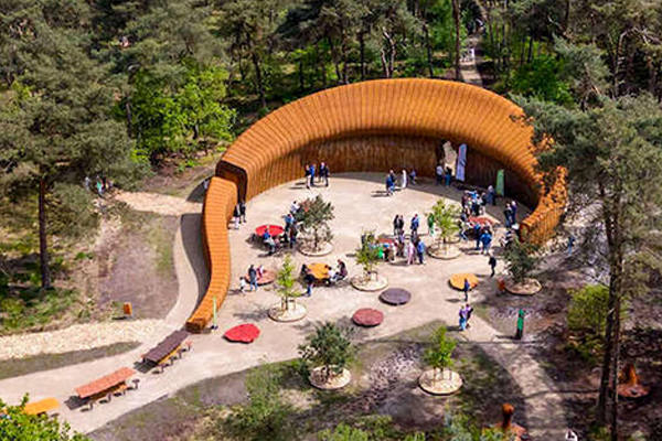 Lommel / House of Nature in Bosland National Park has won a Platinum Award at the prestigious London Design Awards 2024.