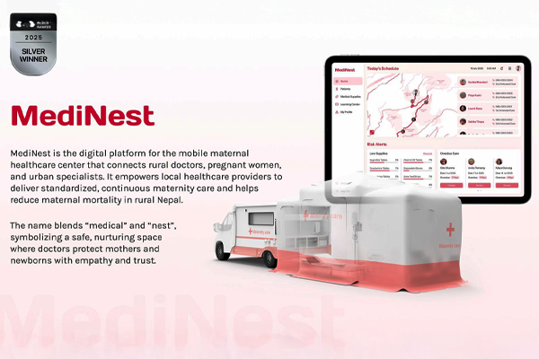 MediNest, won a Silver Award in the 2025 