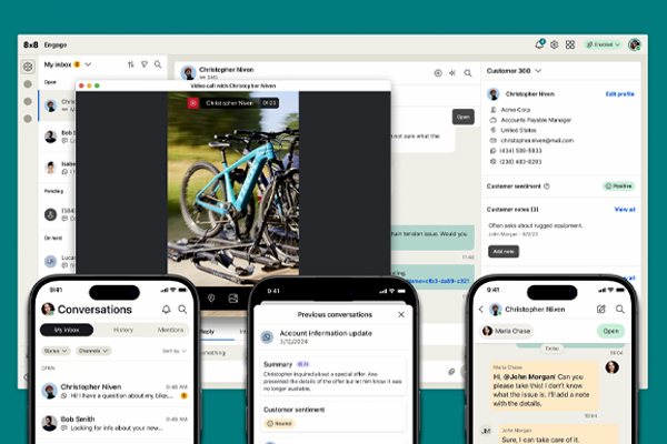 Gold-Winning UX Design for 8x8 Engage, Recognised by the London Design Awards