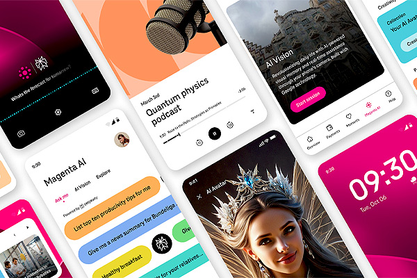 Deutsche Telekom Design & Customer Experience received two London Design Awards for Magenta AI. 